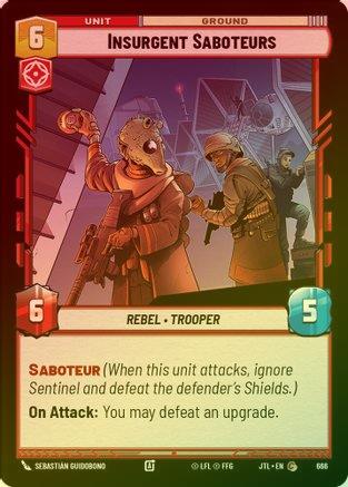 Insurgent Saboteurs - 666 - Common (Foil)