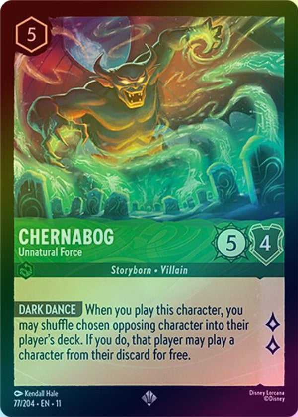 Chernabog (Unnatural Force) - 77/204 - Super Rare (Foil)