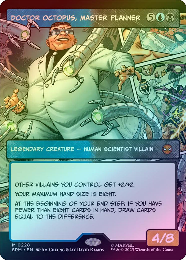 Doctor Octopus, Master Planner - Panel Showcase (Foil) (SPM)