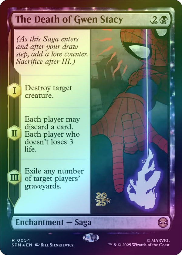 The Death of Gwen Stacy - Prerelease Promo (Foil) (PSPM)