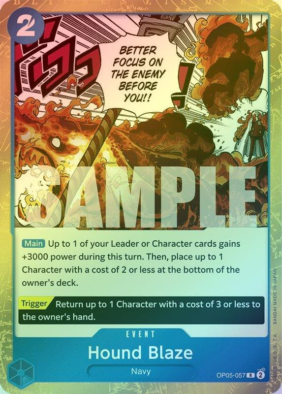 Hound Blaze (Jolly Roger Foil) - OP05-057 - Rare