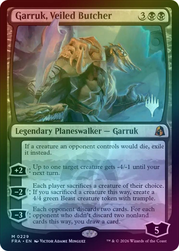 Garruk, Veiled Butcher - Promo Pack (Foil) (PFRA)