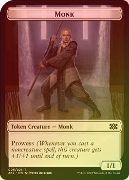 Saproling // Monk Token (Foil) (T2X2)