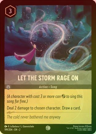 Let the Storm Rage On - 199/204 - Common (Foil)