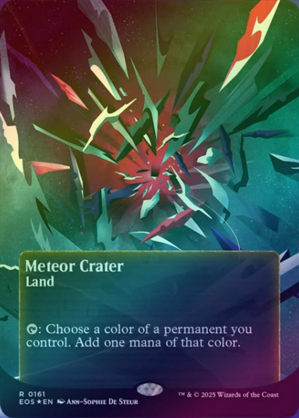 Meteor Crater - Borderless Poster (Galaxy Foil) (EOS)