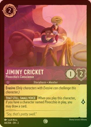 Jiminy Cricket (Pinocchio's Conscience) - 44/204 - Common (Foil)