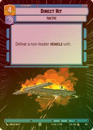 Direct Hit (Hyperspace) - 812 - Common (Foil)