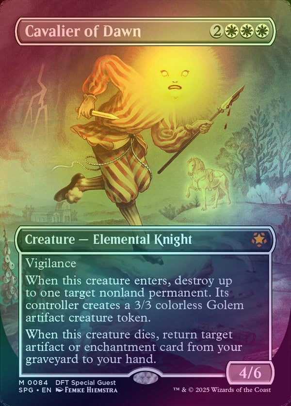 Cavalier of Dawn - Borderless (Foil) (SPG)