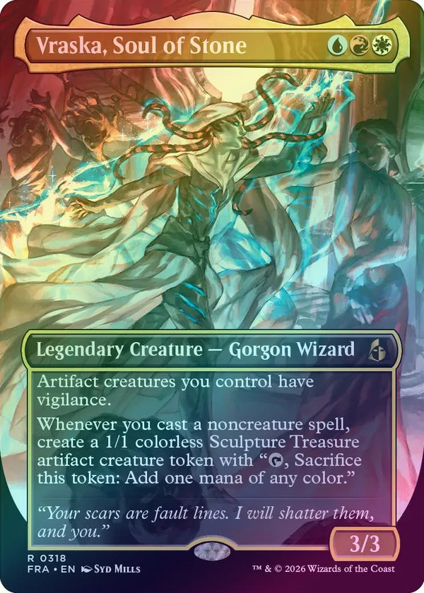 Vraska, Soul of Stone - Borderless Echo (Foil) (FRA)