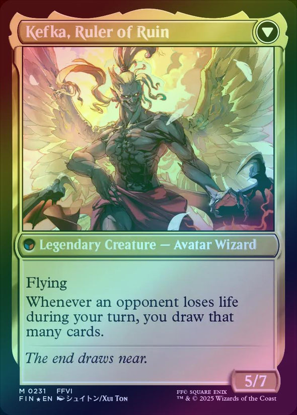 Kefka, Court Mage // Kefka, Ruler of Ruin - Prerelease Promo (Foil) (PFIN)