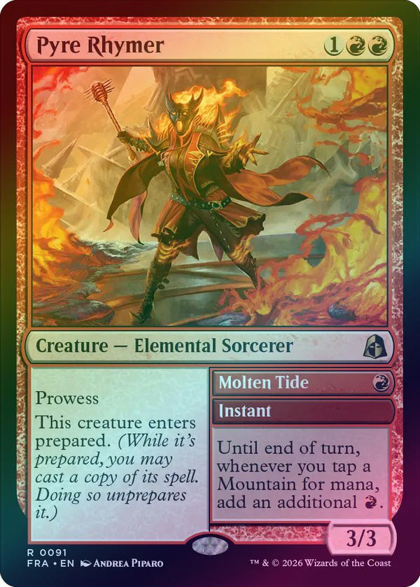 Pyre Rhymer // Molten Tide (Foil) (FRA)