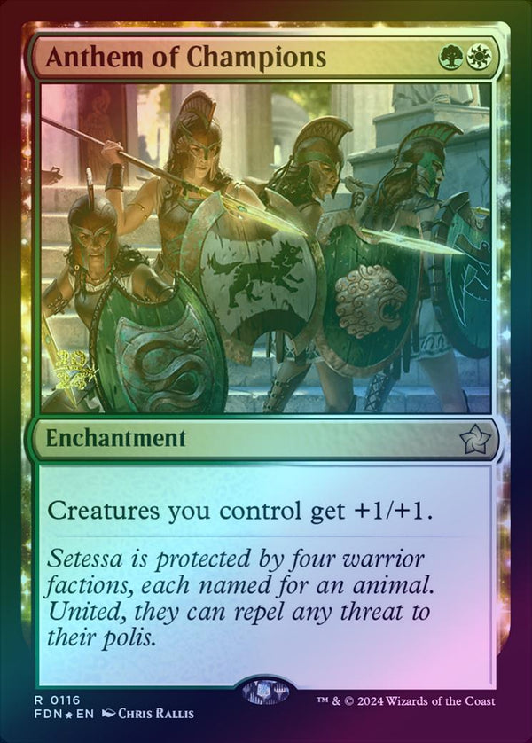 Anthem of Champions - Prerelease Promo (Foil) (PFDN)