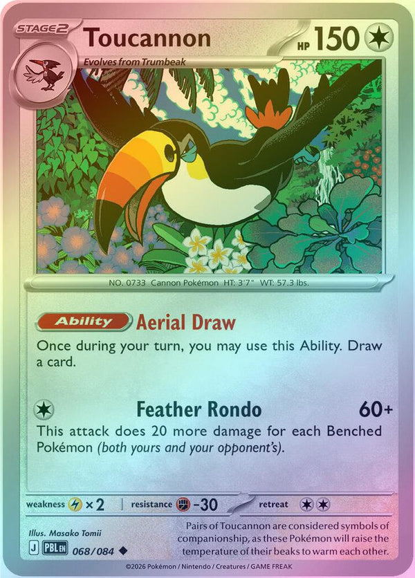 Toucannon - 068/084 - Uncommon - Reverse Holo