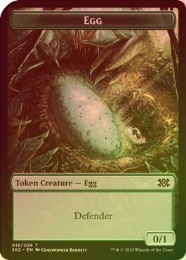 Egg // Spirit (002) Token (Foil) (T2X2)