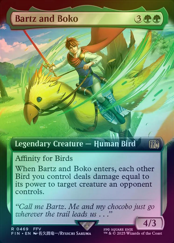 Bartz and Boko - Extended Art (Foil) (FIN)