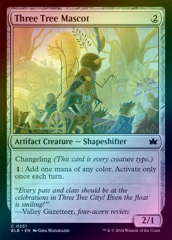 Three Tree Mascot (Foil) (BLB)