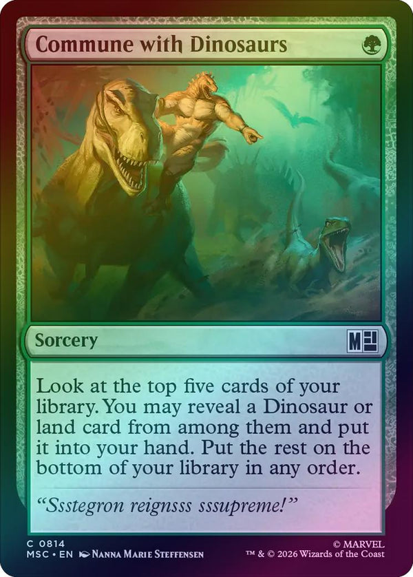 Commune with Dinosaurs (Foil) (MSC)