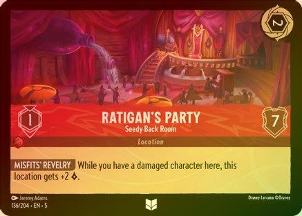 Ratigan's Party (Seedy Back Room) - 136/204 - Uncommon (Foil)