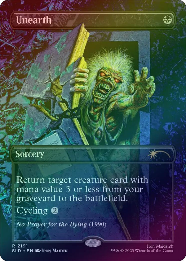 Unearth - IRON MAIDEN: Album Art  (Rainbow Foil) (SLD)
