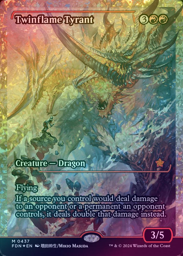 Twinflame Tyrant - Japan Showcase - English Language (Fracture Foil) (FDN)