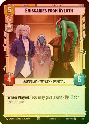 Emissaries from Ryloth (Foil) - 716 - Common (Foil)