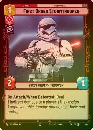 First Order Stormtrooper - 630 - Common (Foil)