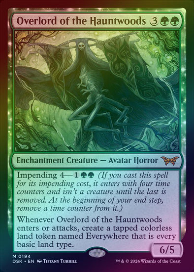 Overlord of the Hauntwoods (Foil) (DSK)