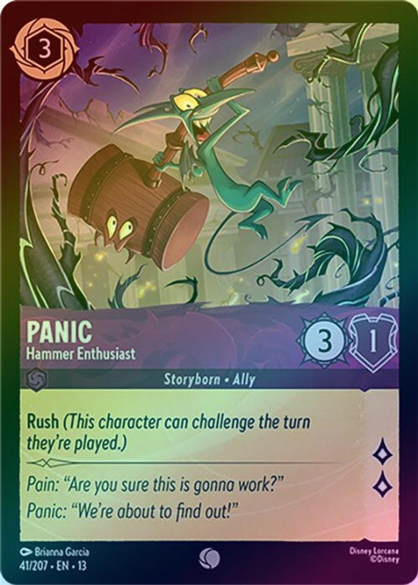 Panic (Hammer Enthusiast) - 41/207 - Common (Foil)