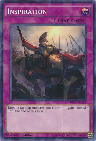 Inspiration (Shatterfoil) - BP03-EN232 - Shatterfoil Rare - 1st Edition