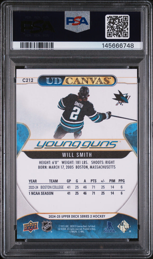 WILL SMITH (C212) - UPPER DECK UD CANVAS - GEM MT 10