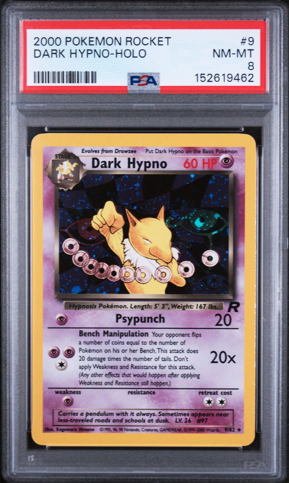 DARK HYPNO (9) - POKEMON ROCKET - HOLO - NM-MT 8