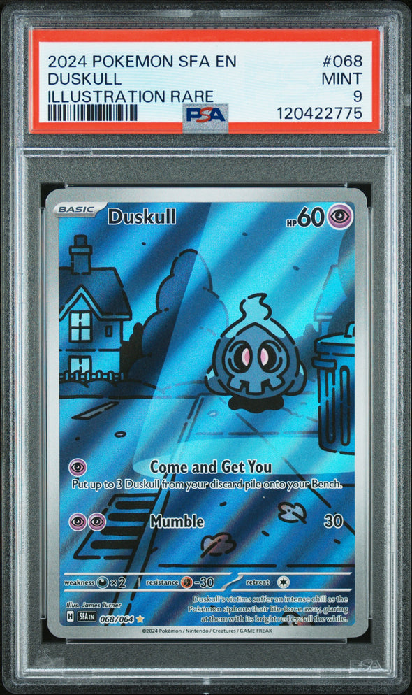DUSKULL (068) - POKEMON SFA EN-SHROUDED FABLE - ILLUSTRATION RARE - MINT 9