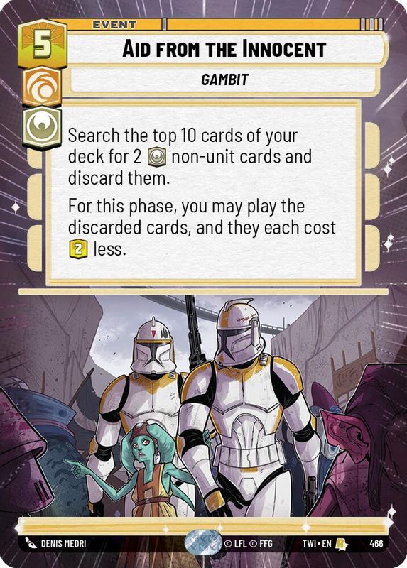 Aid from the Innocent (Hyperspace) - 466 - Rare