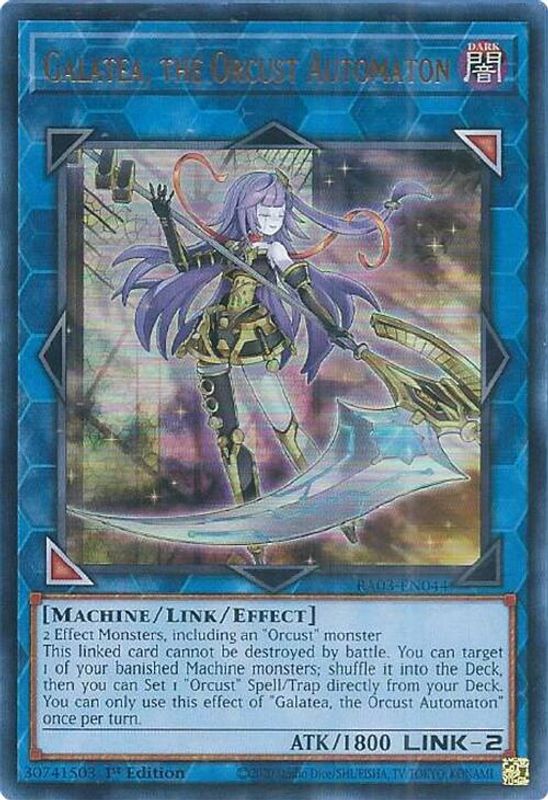 Galatea, the Orcust Automaton (UR) - RA03-EN044 - Ultra Rare - 1st Edition
