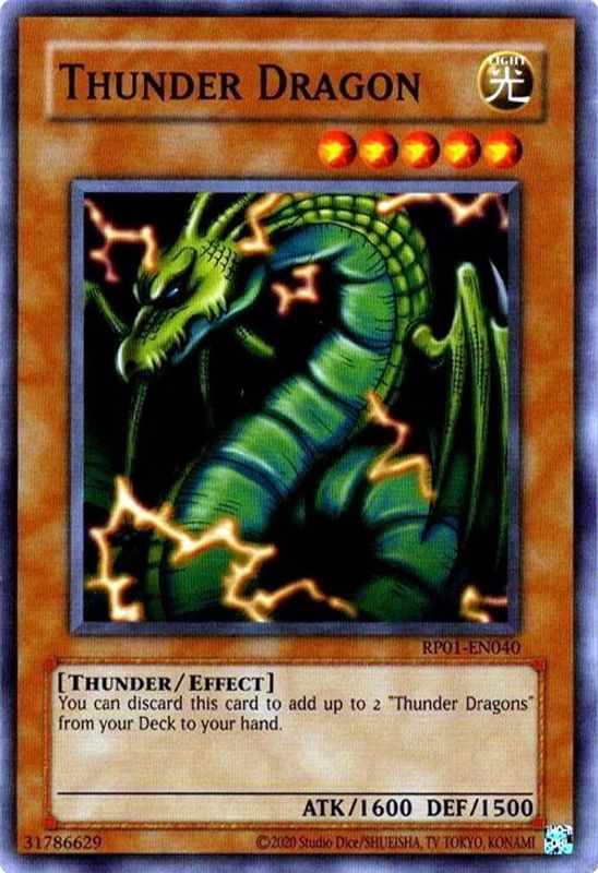 Thunder Dragon (2020 Date Reprint) - RP01-EN040 - Common