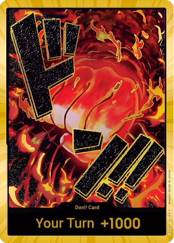 DON!! Card (Sakazuki) (Gold) - PRB01 - DON!!