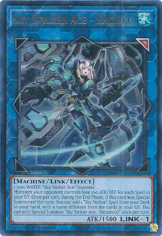 Sky Striker Ace - Shizuku (UR) - RA03-EN043 - Ultra Rare - 1st Edition
