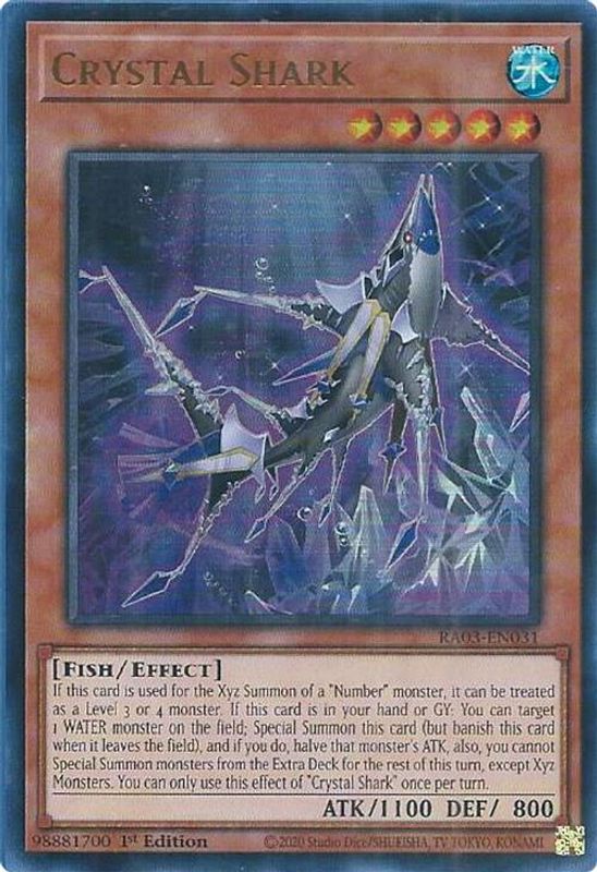 Crystal Shark (UR) - RA03-EN031 - Ultra Rare - 1st Edition