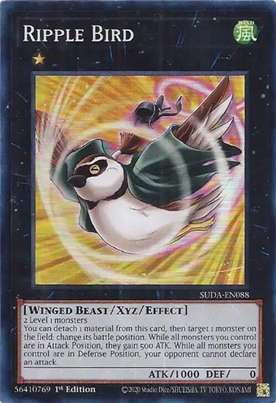 Ripple Bird - SUDA-EN088 - Super Rare - 1st Edition