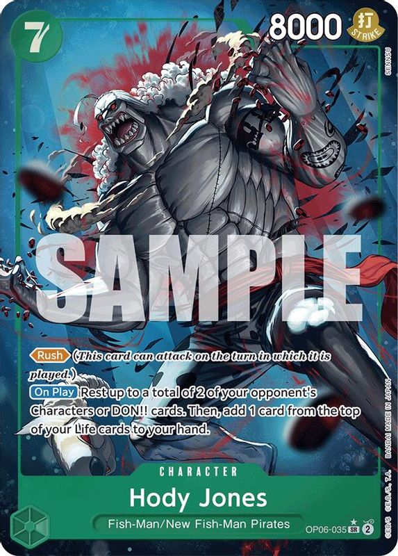 Hody Jones (PRB01) (Alternate Art) - OP06-035 - Super Rare
