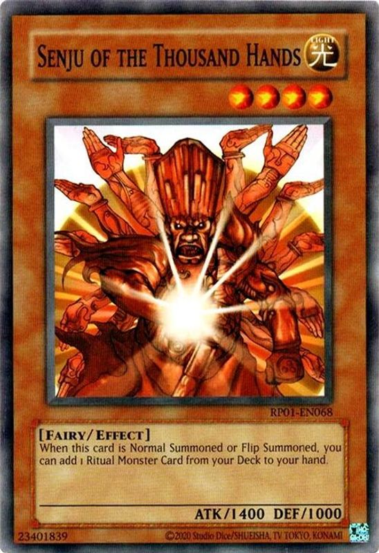 Senju of the Thousand Hands (2020 Date Reprint) - RP01-EN068 - Common