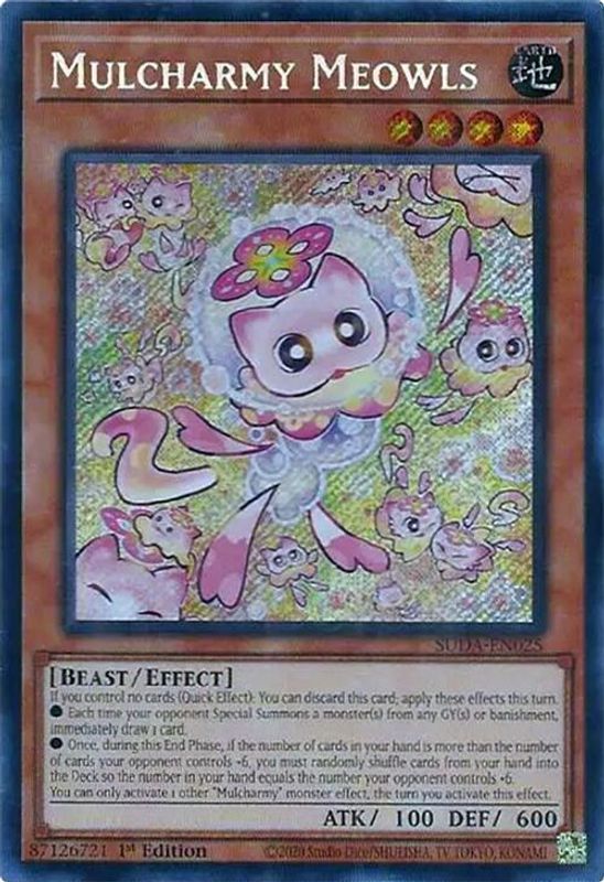 Mulcharmy Meowls - SUDA-EN025 - Secret Rare - 1st Edition