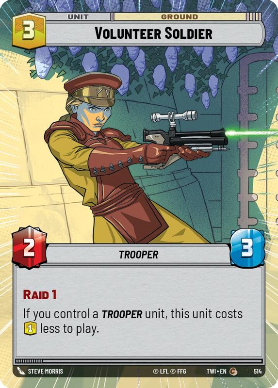 Volunteer Soldier (Hyperspace) - 514 - Common