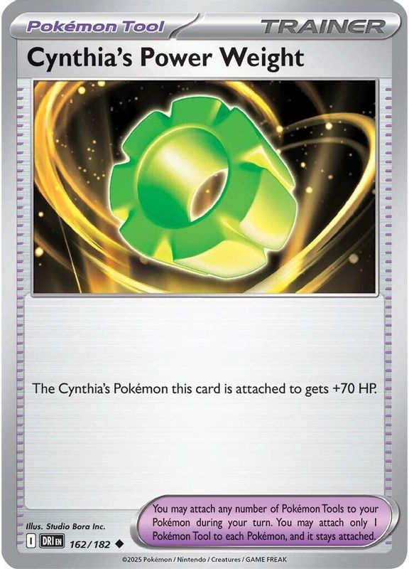 Cynthia's Power Weight - 162/182 - Uncommon