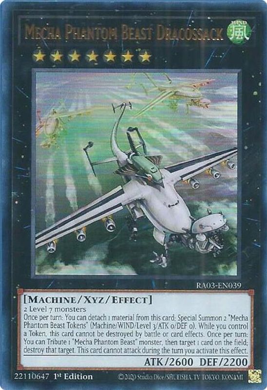 Mecha Phantom Beast Dracossack (UR) - RA03-EN039 - Ultra Rare - 1st Edition