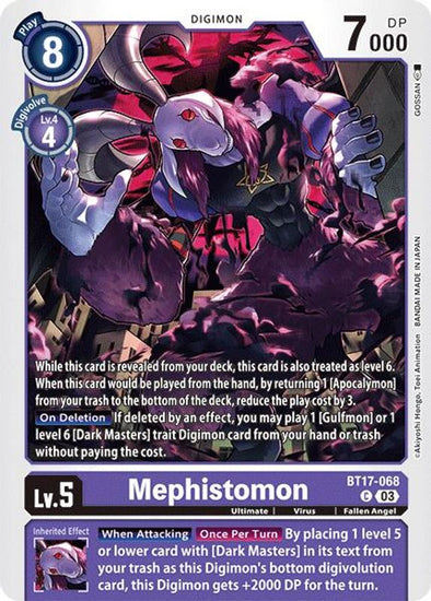 Mephistomon - BT17-068 - Common