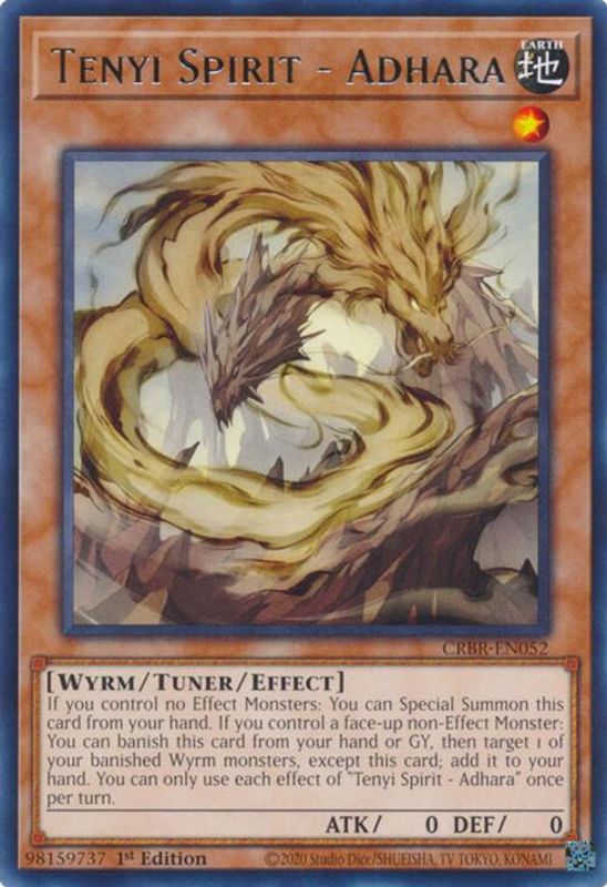 Tenyi Spirit - Adhara - CRBR-EN052 - Rare - 1st Edition
