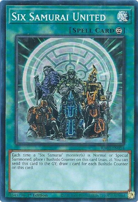 Six Samurai United - RA03-EN054 - Super Rare - 1st Edition