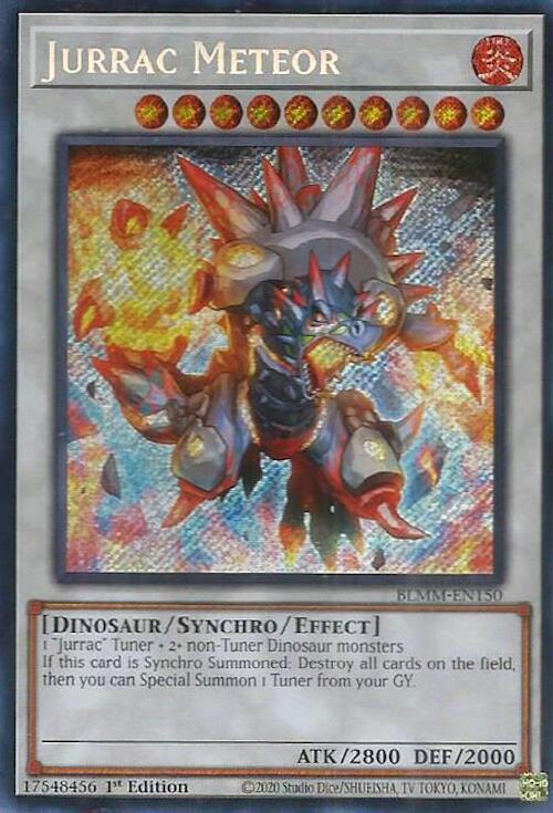 Jurrac Meteor - BLMM-EN150 - Secret Rare - 1st Edition
