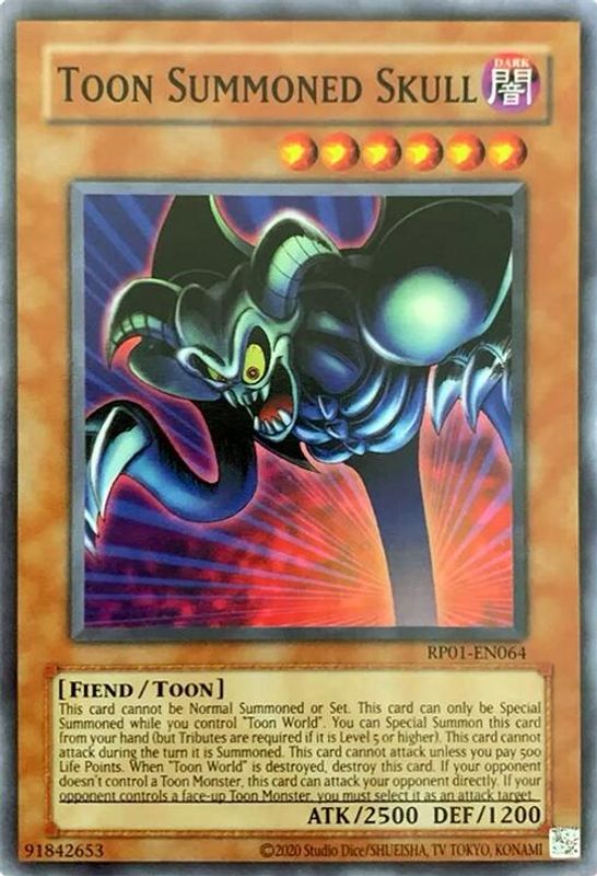 Toon Summoned Skull (2020 Date Reprint) - RP01-EN064 - Common